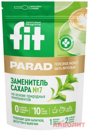 СМЕСЬ ПОДСЛАСТИТЕЛЕЙ №7 ""Fit Parad"" ПРИР.КОМП. 500гр