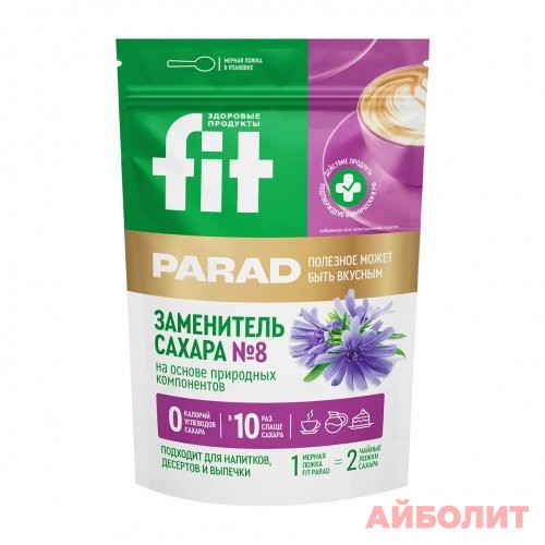 СМЕСЬ ПОДСЛАСТИТЕЛЕЙ №8 ""Fit Parad"" СТЕВИЯ 250гр