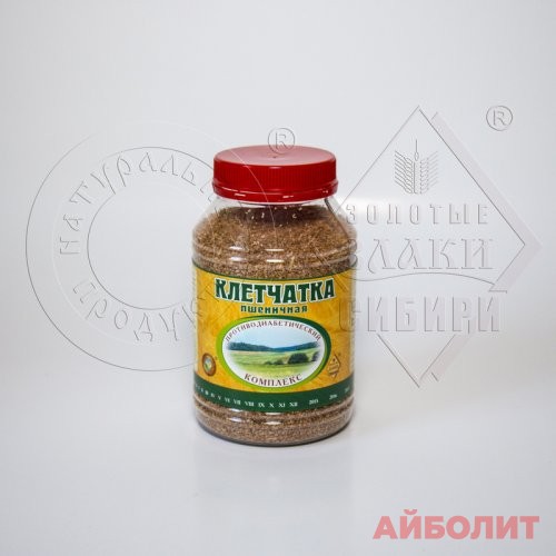 КЛЕТЧАТКА ПШЕНИЧНАЯ ""Противодиабетический Комплекс"" 180гр (банка)