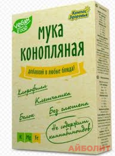 КОНОПЛЯНАЯ МУКА ""Компас Здоровья"" K/Mg/Fe 200гр