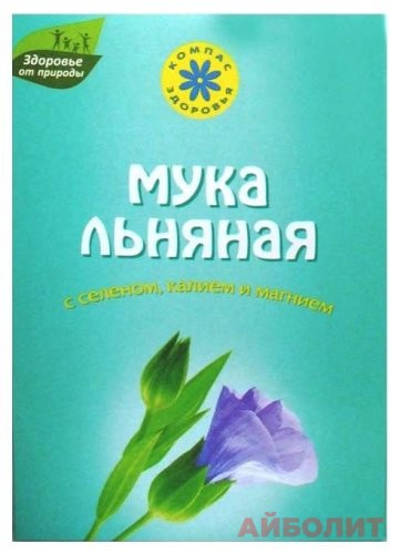 ЛЬНЯНАЯ МУКА ""Компас Здоровья"" С СЕЛЕНОМ, КАЛИЕМ, МАГНИЕМ 300гр
