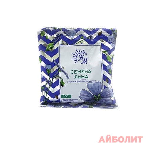 СЕМЕНА ЛЬНА СОЛНАТ 100 ГР