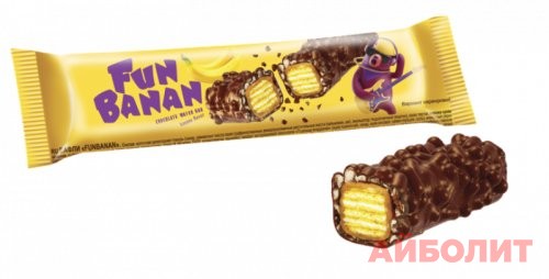 ВАФЛИ FUN BANAN 35гр.