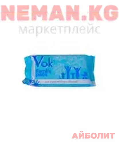 САЛФЕТКИ ВЛАЖНЫЕ VOK АНТИБАКТЕРИАЛЬНЫЕ 10шт.