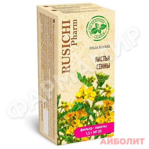 СЕННЫ ЛИСТЬЯ №20 Ф/П 1,5ГР (Русичи) ЦЕЛЕБНЫЕ ТРАВЫ