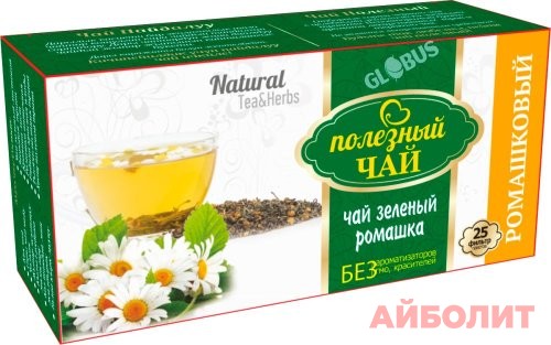 ЧАЙ ПОЛЕЗНЫЙ РОМАШКОВЫЙ ЗЕЛ. №20Ф/П (20x2,0)