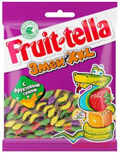 МАРМЕЛАД FRUIT-TELLA ЗМЕИ XXL 70гр 