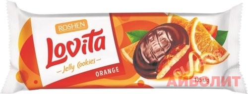 ПЕЧЕНЬЕ СДОБ. ""LOVITA""CLASSIC COOKIES""С АПЕЛЬСИН 150гр №16