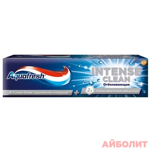 ЗУБНАЯ ПАСТА AQUAFRESH INTENSE CLEAN ОЧИЩЕНИЕ 75мл