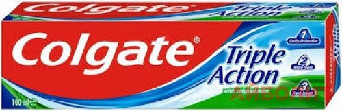 ЗУБНАЯ ПАСТА COLGATE TRIPLE ACTION 100мл