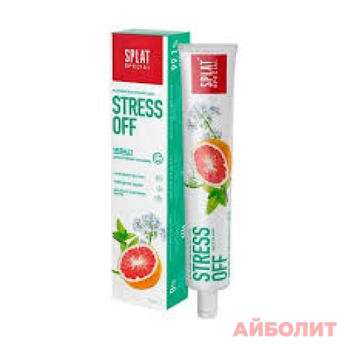 ЗУБНАЯ ПАСТА SPLAT SPECIAL STRESS OFF ОТ СТРЕССА 75мл