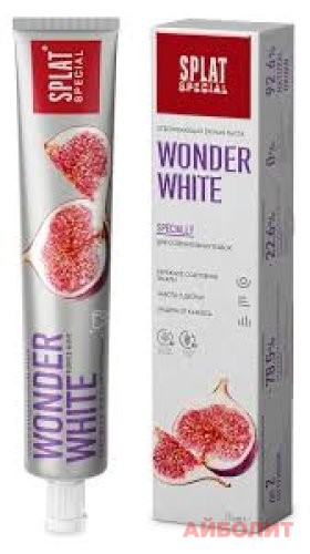 ЗУБНАЯ ПАСТА SPLAT SPECIAL WONDER WHITE (ЧУДО-БЕЛЫЙ) 75мл