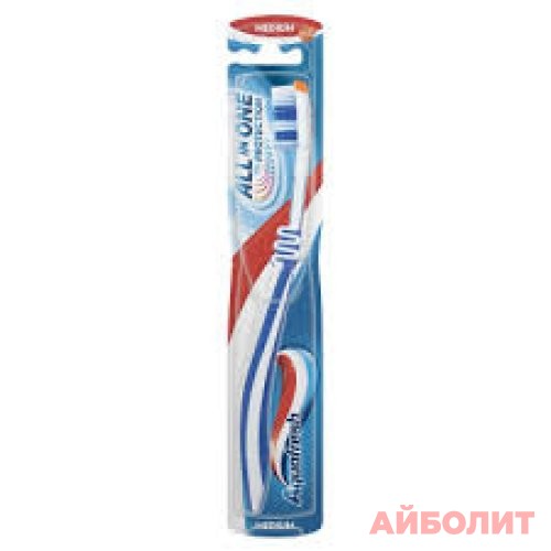ЗУБНАЯ ЩЕТКА AQUAFRESH ALL IN ONE PROTECTION MEDIUM