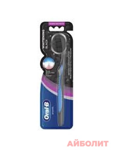ЗУБНАЯ ЩЕТКА ОRAL В 3D WHITENING BLACK
