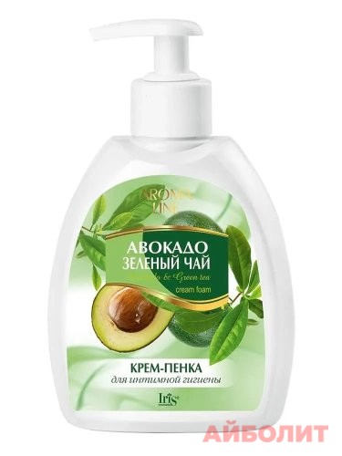 ГЕЛЬ Д/ИНТ ГИГИЕНЫ ""IRIS"" АВОКАДО ЗЕЛЕНЫЙ ЧАЙ