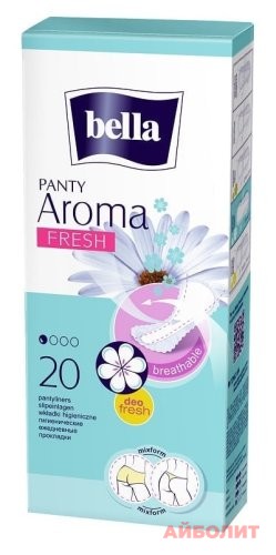 ПРОКЛАДКИ BELLA ЕЖ PANTY AROMA FRESH 20шт.