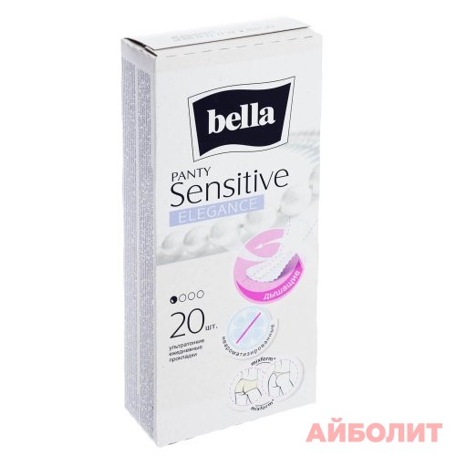 ПРОКЛАДКИ BELLA ЕЖ PANTY SENSITIVE ELEGANSE 20шт.