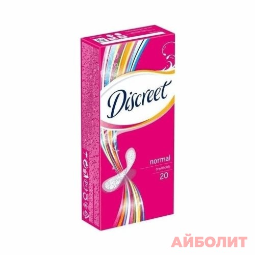 ПРОКЛАДКИ DISCREET ЕЖЕД.NORMAL 20шт.