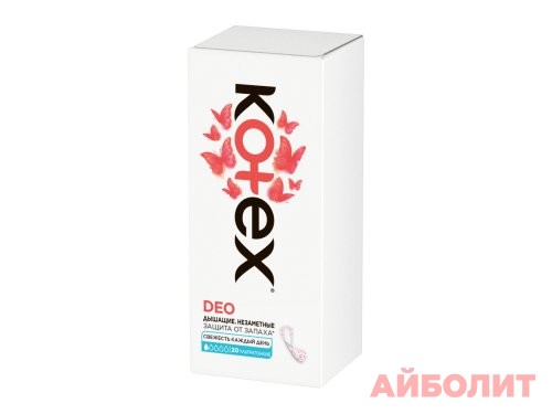 ПРОКЛАДКИ KOTEX ЕЖЕД. УЛЬТРАТОНКИЕ DEO 20шт.