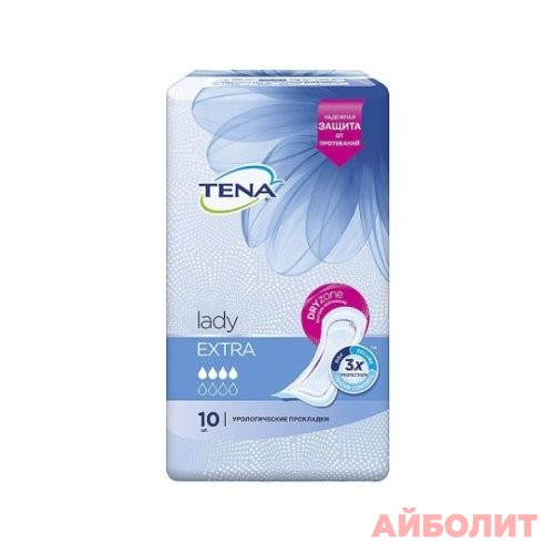 ПРОКЛАДКИ УРОЛОГ TENA LADY EXTRA 10шт.