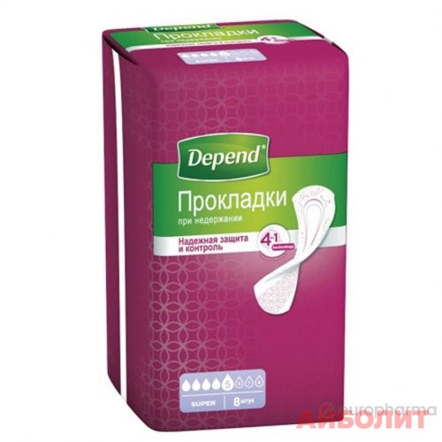 ПРОКЛАДКИ УРОЛОГ ДЕПЕНД SUPER 8шт.