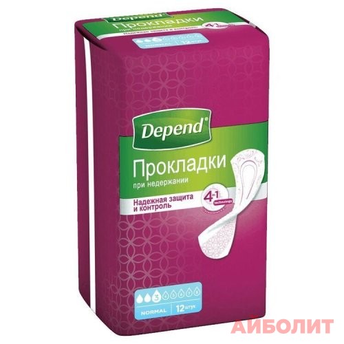 ПРОКЛАДКИ УРОЛОГ ДЕПЕНД Нормал 12шт.