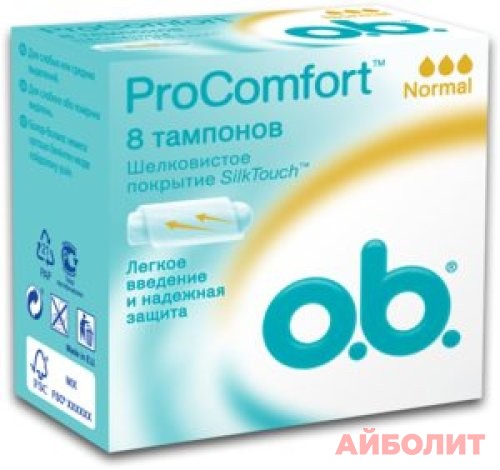 ТАМПОНЫ OB PROCOMFORT NORMAL 8шт.