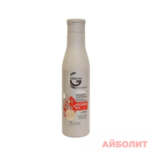 БАЛЬЗАМ ДЛЯ ВОЛОС GREENINI ИНТЕНСИВНОЕ ВОССТАНОВЛЕНИЕ 250мл