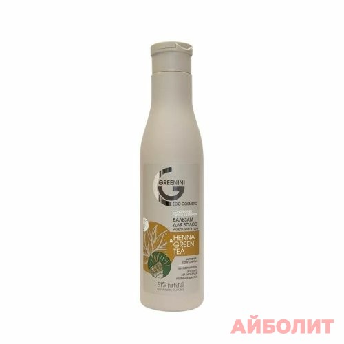 БАЛЬЗАМ ДЛЯ ВОЛОС GREENINI УКРЕПЛЕНИЕ И СИЛА 250мл