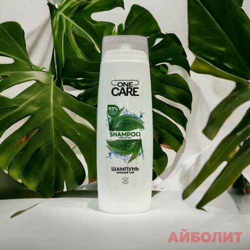 ШАМПУНЬ ""ONE CARE"" ЗЕЛЕНЫЙ ЧАЙ 400мл